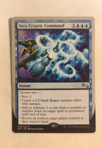 Very cryptic command ust - cryptic,
