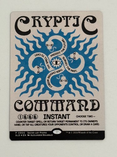 Cryptic command rainbow foil - command,