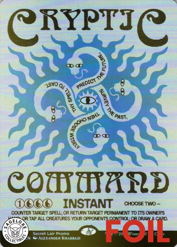 Cryptic command foil secret - foil,