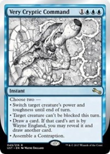 Very cryptic command - command, (a)