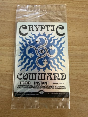 Mtg cyptic command promo foil - cyptic,
