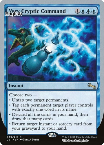 Very cryptic command ust - cryptic, (b)