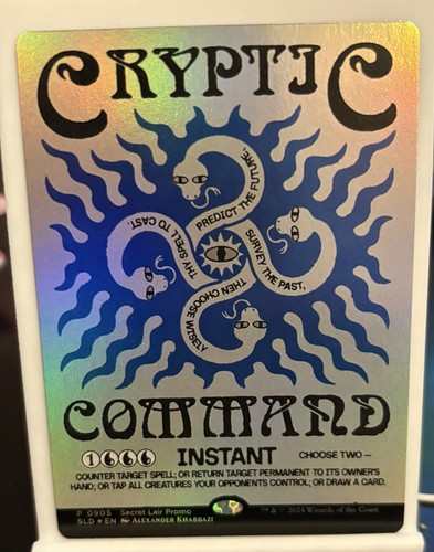 Cryptic command foil - command,